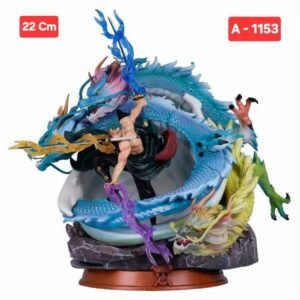 One Piece Roronoa Zoro Three-Dragon Style King of Hell 22cm Diorama Statue